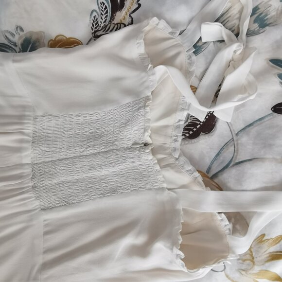 🐚 Reformation Nikita Dress - Size 4 (NWOT) | Effortless White Elegance - Picture 6 of 8